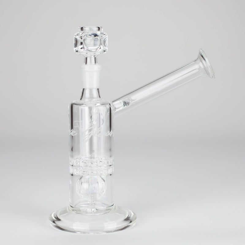 Pure Glass | 7" Mini Torus - Female 14mm Glass Bong PINNACLE DISTRIBUTORS INC.