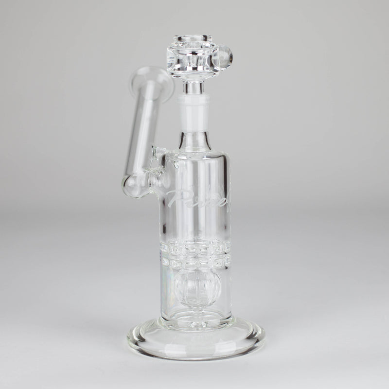 Pure Glass | 7" Mini Torus - Female 14mm Glass Bong PINNACLE DISTRIBUTORS INC.