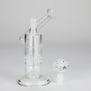 Pure Glass | 7" Mini Torus - Female 14mm Glass Bong PINNACLE DISTRIBUTORS INC.