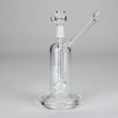 Pure Glass | 6.5" Solaris 10mm Bubbler Clear Glass Rig PINNACLE DISTRIBUTORS INC.