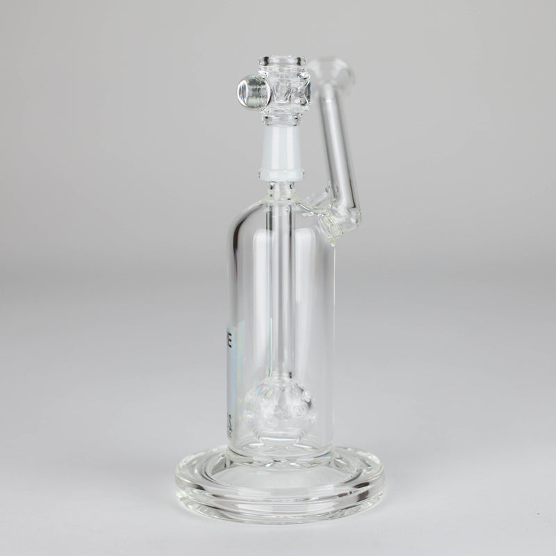 Pure Glass | 6.5" Solaris 10mm Bubbler Clear Glass Rig PINNACLE DISTRIBUTORS INC.