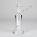 Pure Glass | 6.5" Solaris 10mm Bubbler Clear Glass Rig PINNACLE DISTRIBUTORS INC.