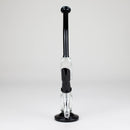 10" Dab Rig Recycler M14 - Black and Clear Glass Rig PINNACLE DISTRIBUTORS INC.