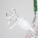 Z10" Glow in the dark Glass Bong With Mushroom Design Glass Bong 777 Smoke