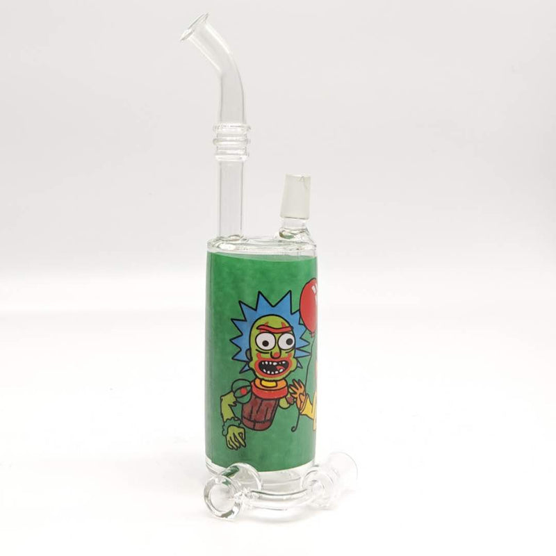 9" R&M Soda Rig With Quartz Banger-Assorted Design_1