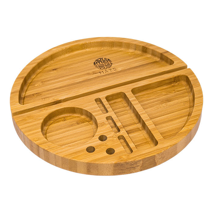 Maze Circlet Bamboo 10X10 Rolling Tray_1