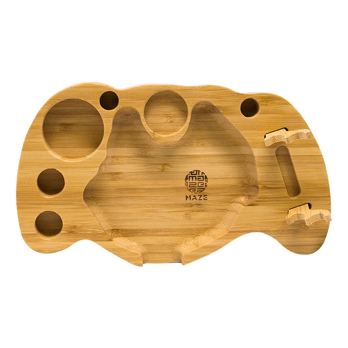 Maze Angular Bamboo 10X6 Rolling Tray_2