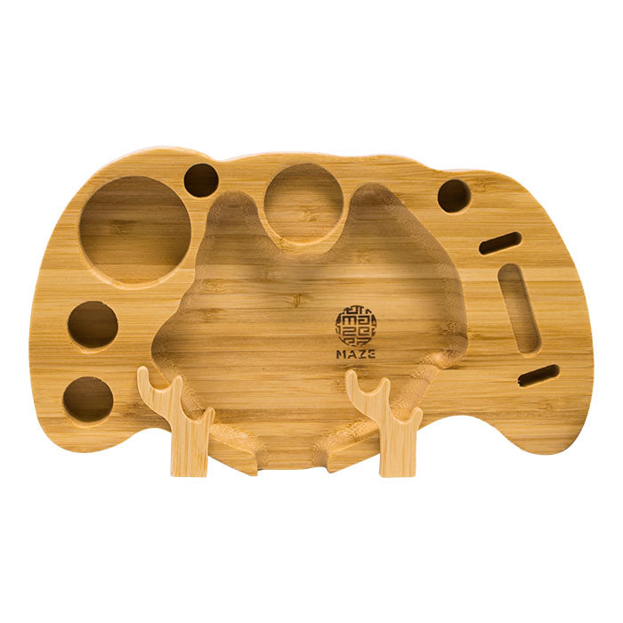 Maze Angular Bamboo 10X6 Rolling Tray_0