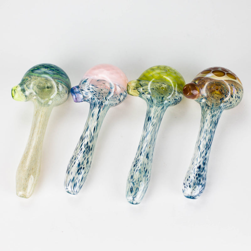 O Shine Glassworks | Frit Honeycomb Pipe - Made in Canada