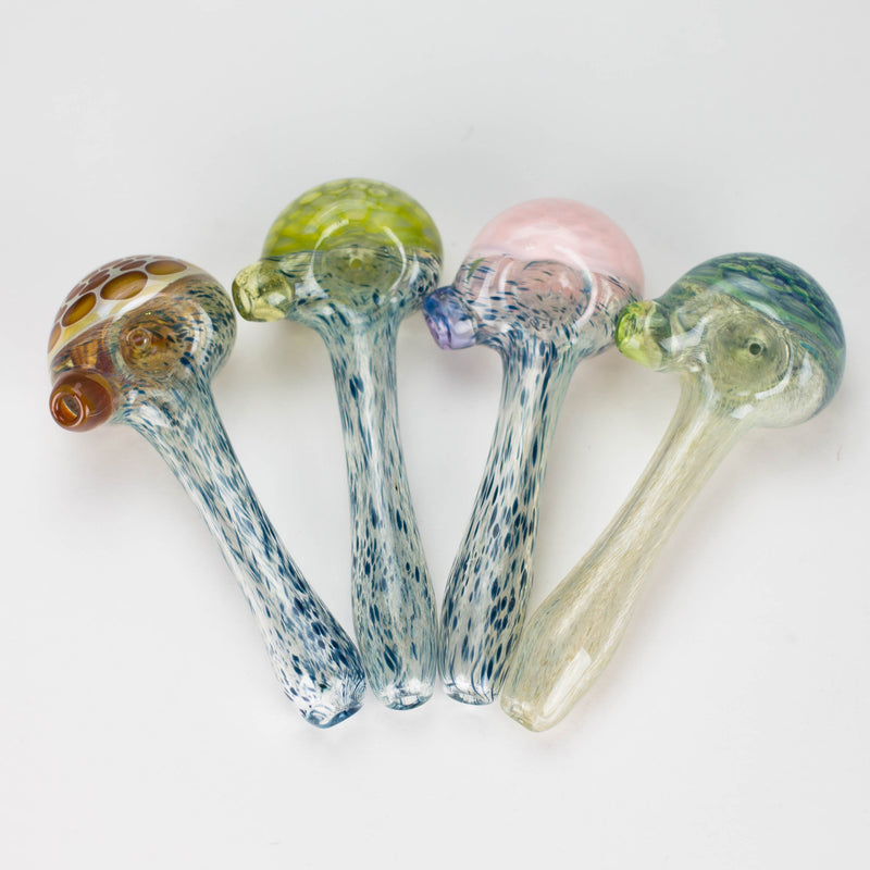 O Shine Glassworks | Frit Honeycomb Pipe - Made in Canada