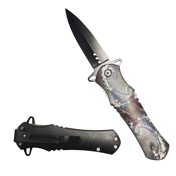 8" Overall Cartoon Design Foldable Knife_0