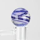 Shine Glassworks | Dicrhoic Swirl Carb Cap marble-Made in Canada Cap · Dabber · Insert · Clip · Nail Smoking Cat Distribution Purple