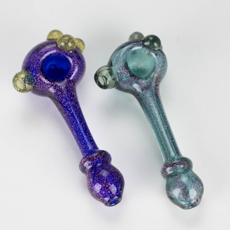 O Shine Glassworks | 4" Dichroic Handpipe - made in Canada