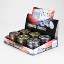 Iron Mesh Skull Grinder 4pts Box of 6 Display Pack JJ Distribution