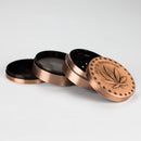 60mm Elevated Brass Grinder 4pts Box of 6 Display Pack JJ Distribution