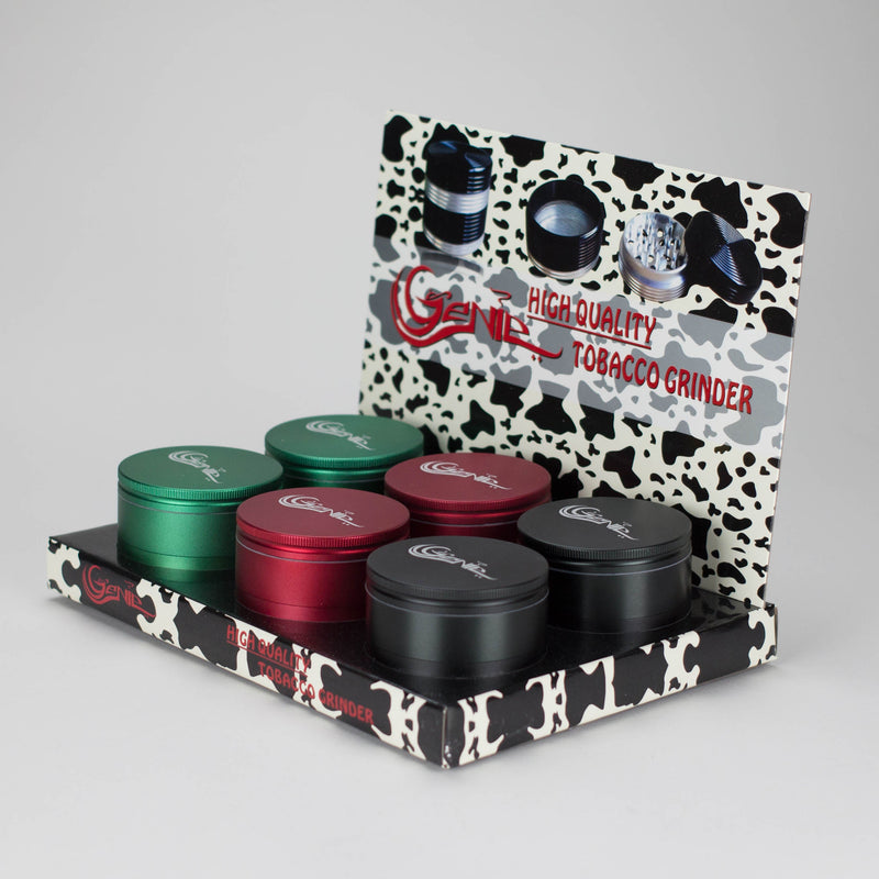 O Genie | Metal Simple 4pts Grinder Box of 6