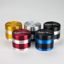 Genie | Two tone Aluminum 4pts Grinder Box of 9 Display Pack JJ Distribution