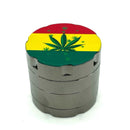 Rasta Leaf Grinder 4parts 40*42mm [GRI152] Regular Grinder NIBO Distribution