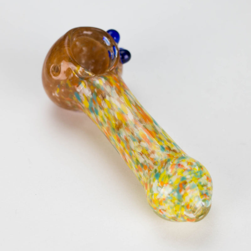 O 4" Handcrafted Glass pipe Pack of 2