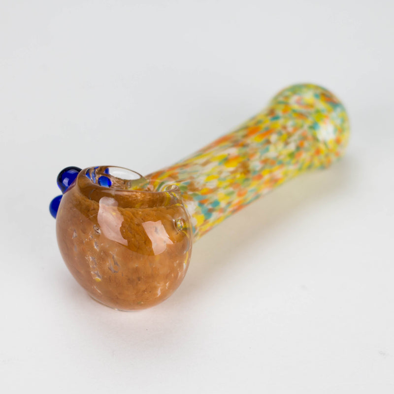 O 4" Handcrafted Glass pipe Pack of 2