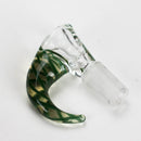Shine Glassworks | 14mm 3 Hole Clear Bowl with Horn - Made in Canada Bowl · Banger · Oil Burner Smoking Cat Distribution