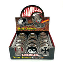 50mm Metal Grinder 2parts Box of 12 [GRI109] Display Pack NIBO Distribution