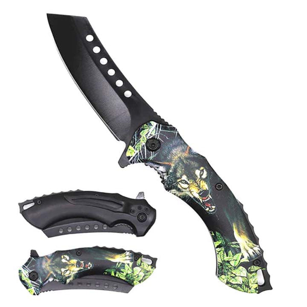 Wolf Foldable  Knife Butcher Blade_0