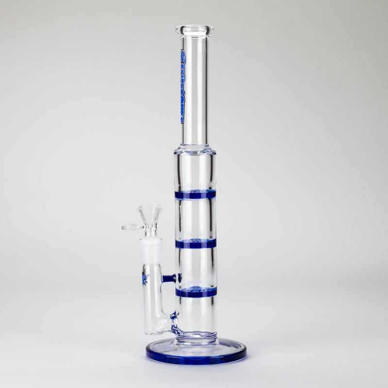 O Ganja vibes | 11" Triple Honeycomb Percolator Glass Bong