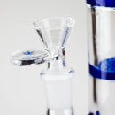 Ganjavibes | 11" Triple Honeycomb Percolator Glass Bong Glass Bong Maple Craft Inc