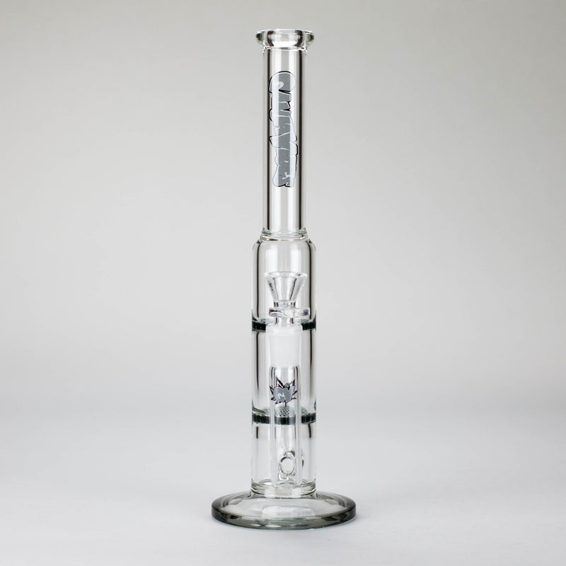 O Ganja vibes | 11" Double Honeycomb Percolator Glass Bong