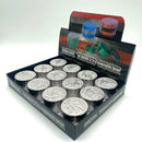 Engraved Hemp Leaf Grinder 52mm 3parts Box of 12 [GRI036] Display Pack NIBO Distribution