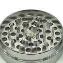 Engraved Hemp Leaf Grinder 52mm 3parts Box of 12 [GRI036] Display Pack NIBO Distribution