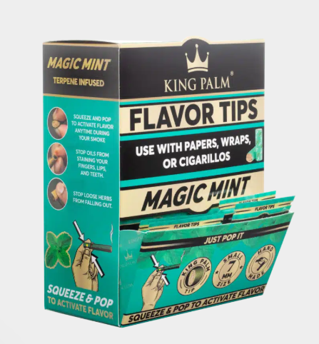 King Palm Flavor Terpene-Infused Tips Box of 50 Pack [SMK986]_1