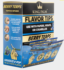 King Palm | Flavor Terpene-Infused Tips Box of 50 Pack [SMK986] Leaf Wrap NIBO Distribution Berry Terps