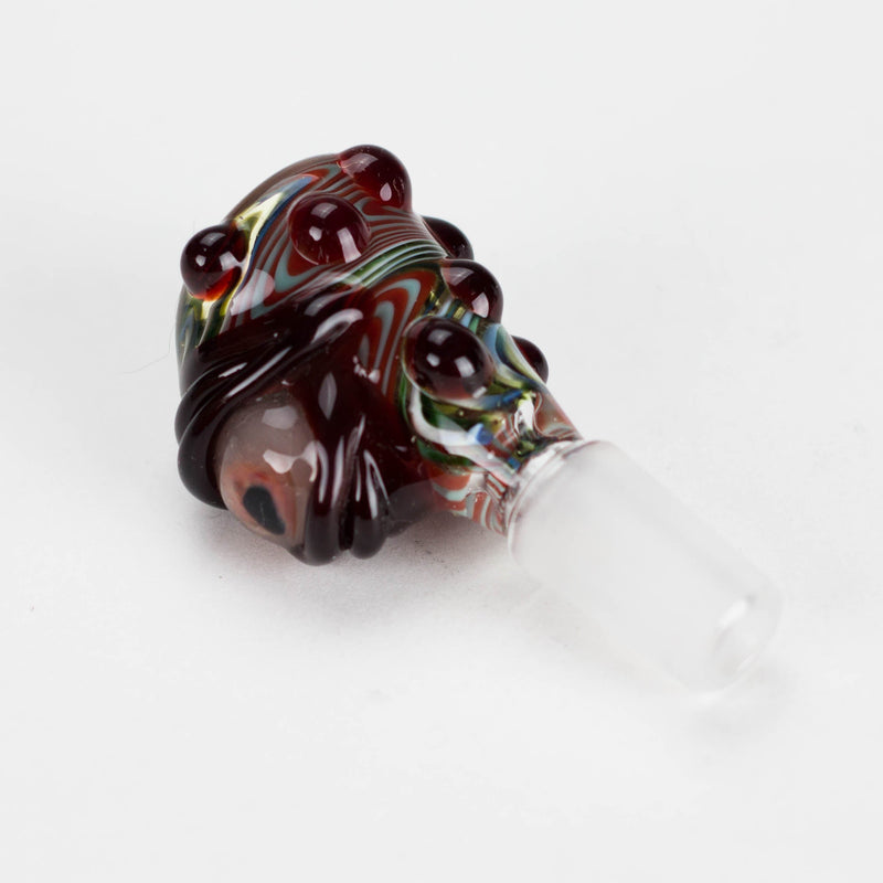 O Shine Glassworks | Wigwag Eye 14mm Bowl - Made in Canada