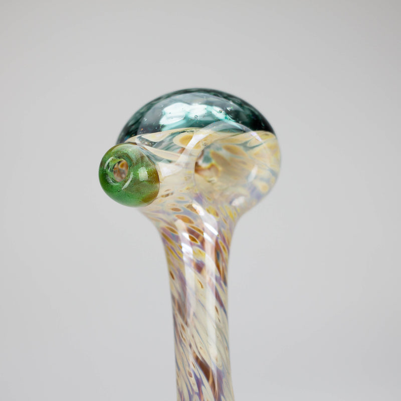 O Shine Glassworks | Frit Crushed Opal Honeycombe pipe - Made in Canada