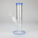8" Glass Straight Bong [PIP508] Glass Bong NIBO Distribution Sky Blue