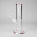 8" Glass Straight Bong [PIP508] Glass Bong NIBO Distribution Pink
