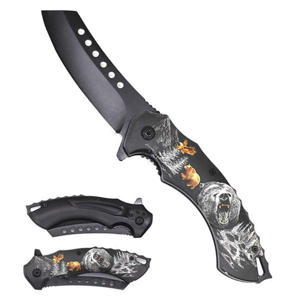 Bear Hunting Knife Butcher Blade_0