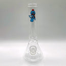 10" Clear Water pipe with cartoon tattoo-Assorted Glass Bong NIBO Distribution