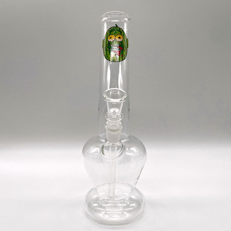 10" Clear Water pipe with cartoon tattoo-Assorted Glass Bong NIBO Distribution