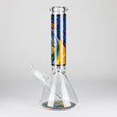 14" 7 mm Glass Bong With Dog Design Glass Bong 777 Smoke