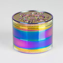 Z2" Metal Grinder 4 Layers with Mushroom Design Box of 12 Display Pack 777 Smoke