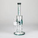 Maple Glass | 12" Honey Comb With Tree Percolator And Splash Guard Bong Glass Bong Maple Craft Inc Teal