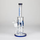 Maple Glass | 12" Honey Comb With Tree Percolator And Splash Guard Bong Glass Bong Maple Craft Inc Blue