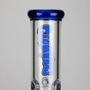 Ganjavibes | Honeycomb 14 Inches Two Disk Percolator Glass Bong By Irie Vibes Series Glass Bong Maple Craft Inc