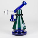 Maple Glass | 9" Goddess of The Earth Series Glass Dab Rig Glass Rig Maple Craft Inc Teal