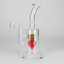 Ganjavibes | 8.5 inches Strawberry perc Waterpipe & Dabrig with Quartz Banger Glass Rig Maple Craft Inc