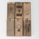 Engraved Wooden Dugout with One-Hitter Bat Wooden Pipe Illuminate Cannabis Co.