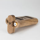 Engraved Wooden Dugout with One-Hitter Bat Wooden Pipe Illuminate Cannabis Co.